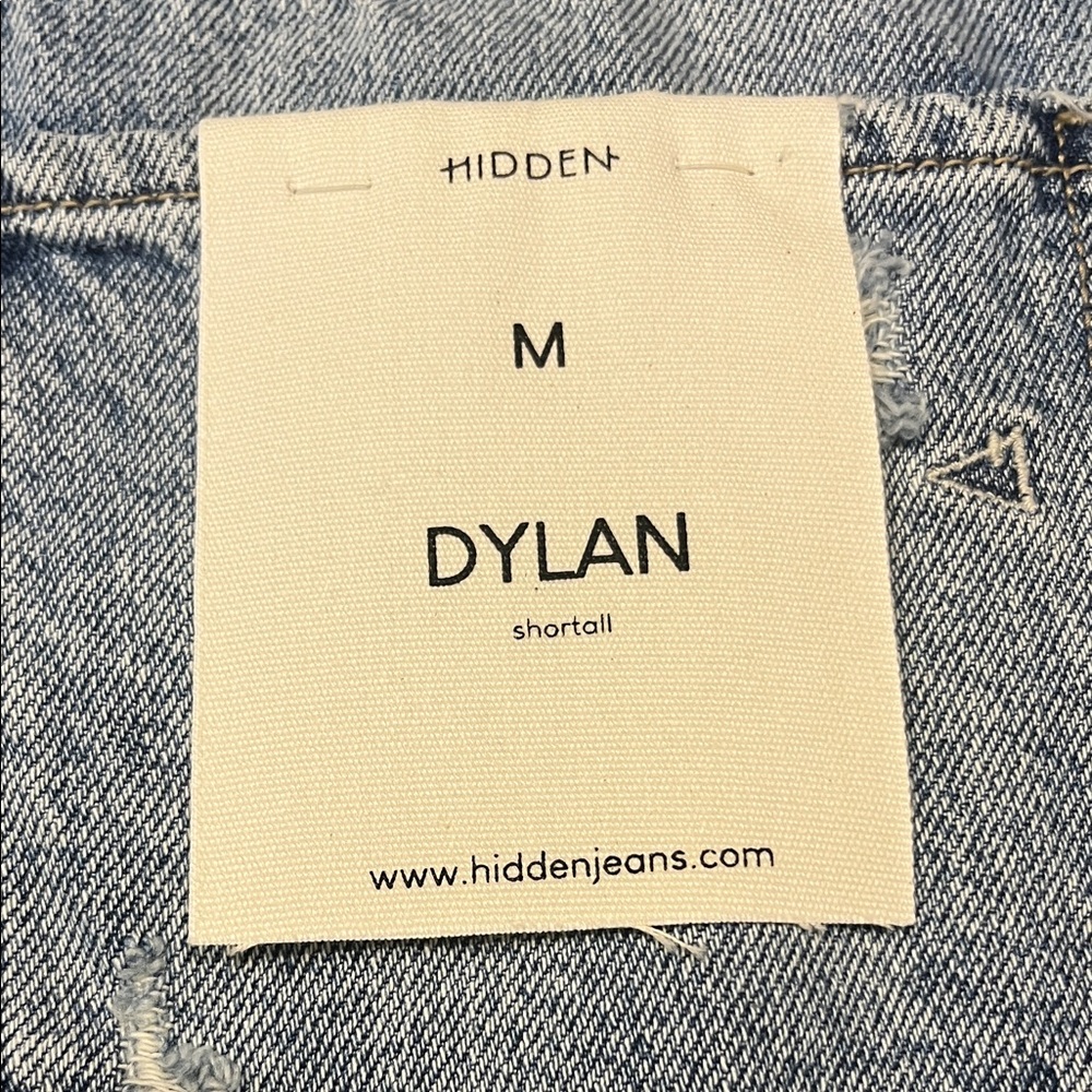 HIDDEN Denim Dylan Shortall Distressed Overalls size Medium - Brand New - Picture 5 of 5